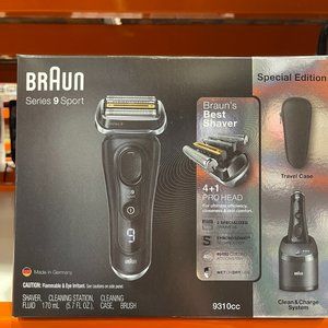 Braun Series 9 Shaver W Clean Charge System  9310C